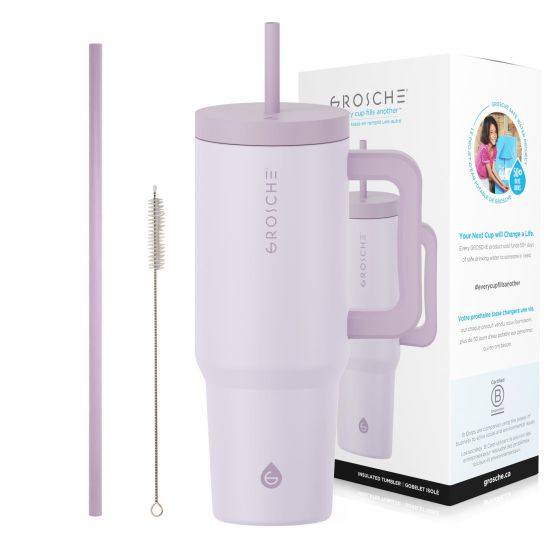 Aspen 40 oz. Insulated Straw Tumbler, Lavender