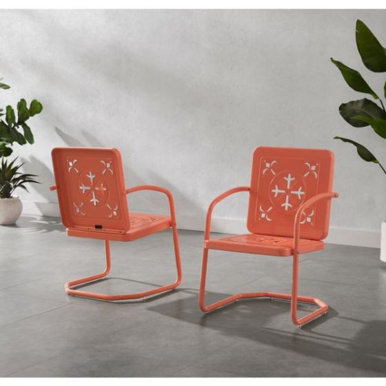 Azalea 2-Piece Retro Outdoor Chair Set