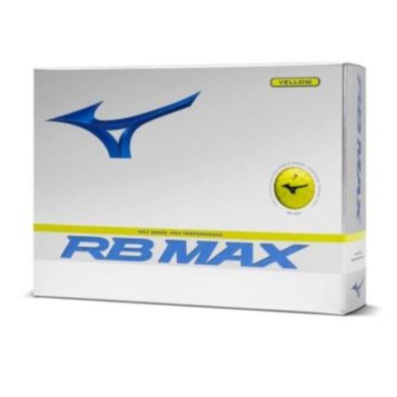 Mizuno RB Max 2024 Yellow Golf Balls - 1 Dozen