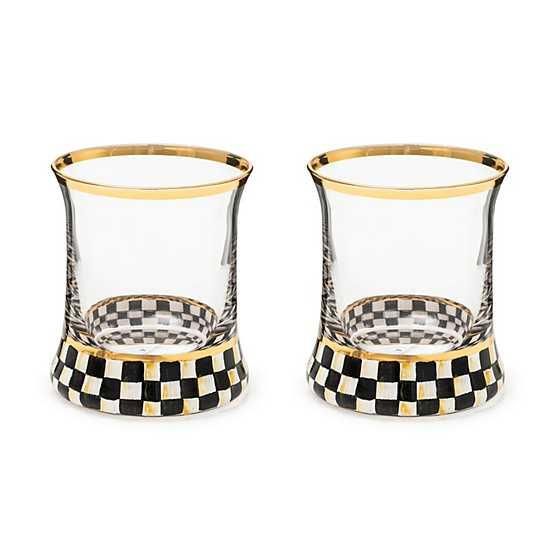 Courtly Check Tumbler Glass, Set of 2