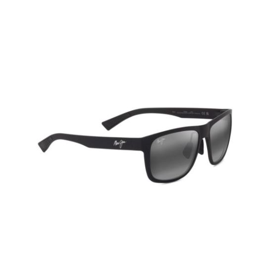 Puakea Polarized Sunglasses Matte Black Frame Neutral Gray Lens