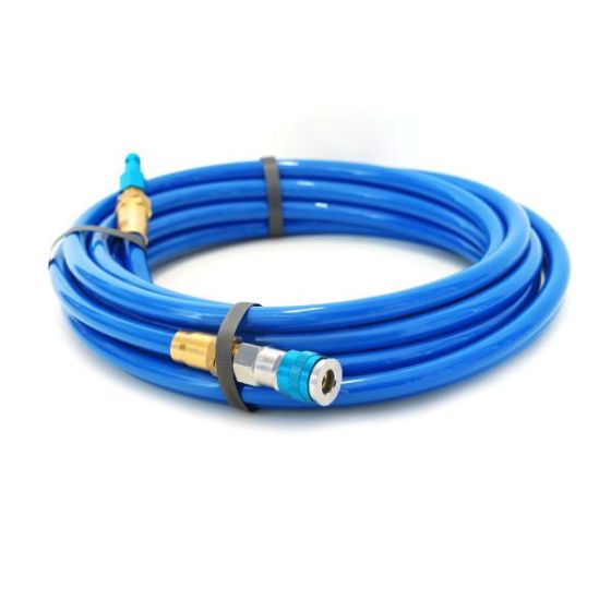 25' Straight Air Hose w/ Quick Connect Fittings