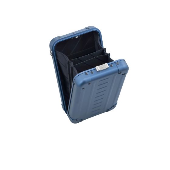 ALEON ALUMINUM VERTICAL SMALL CROOSBODY- PLATINUM