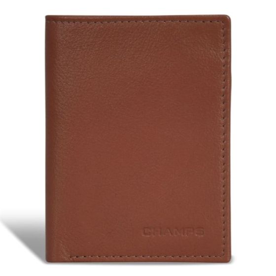 Onyx Leather Vertical Slim Wallet Size 3