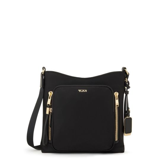 Voyageur Tyler Crossbody- Black/Gunmetal