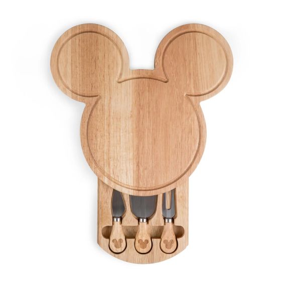 Mickey Mouse Head Shaped Cheese Board with Tools