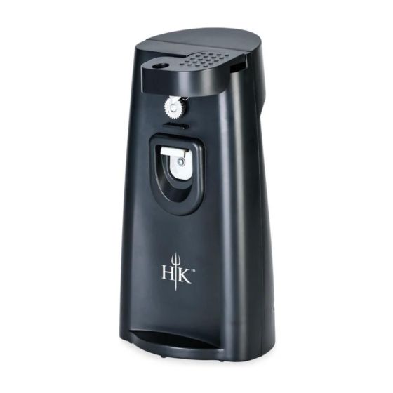 Upgrade your kitchen essentials with the Hell's Kitchen Multipurpose Electric Can Opener, designed to deliver power, convenience, and versatility in one sleek countertop appliance. Effortlessly open cans at the touch of a button, pop open bottles with the