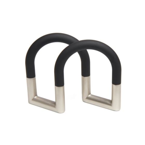 Swivel Napkin Hldr  Blk/Nkl