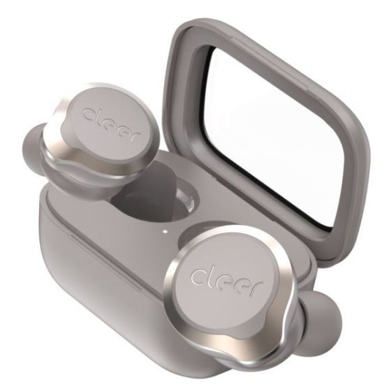 Cleer True Wireless Earbuds with Noise Cancelling - Stone