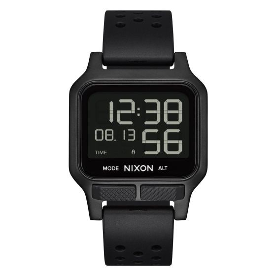 Heat All Black Digital Rubber Sports Watch
