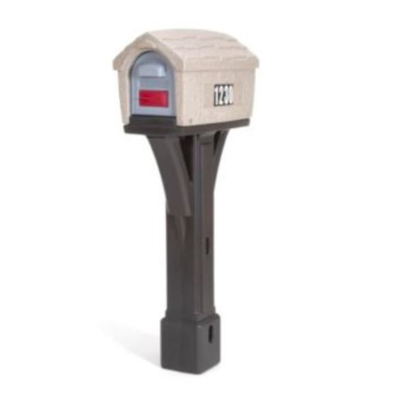 Classic Home Mailbox - Washed Stone/Espresso