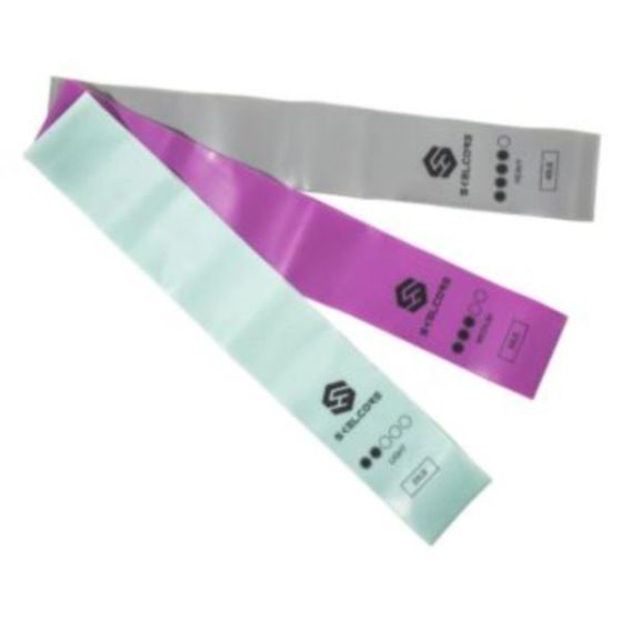 Skelcore 3 Pack Latex Resistance Loop Band Set