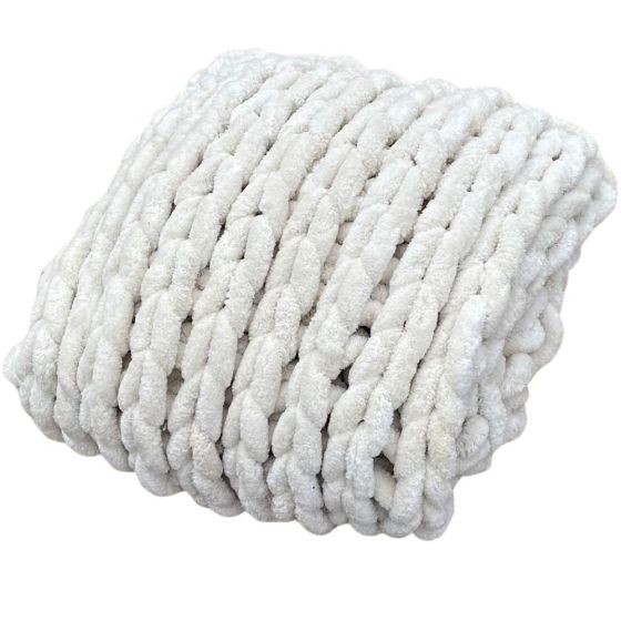 Infinite Chunky Knit Blanket Size 30