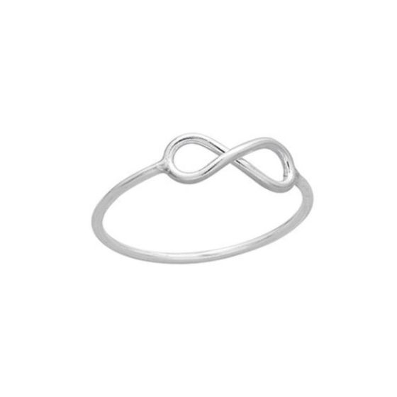 Sterling silver infinity ring: Size 5