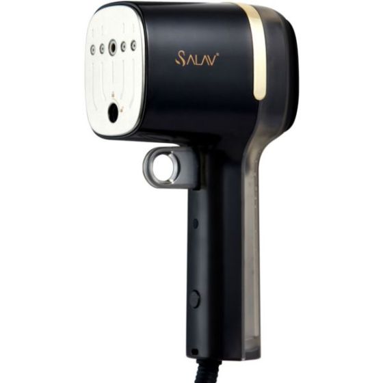 Quicksteam Travel Garment Steamer with 10-Second Heating Time and Brush Creaser Attachment in Black