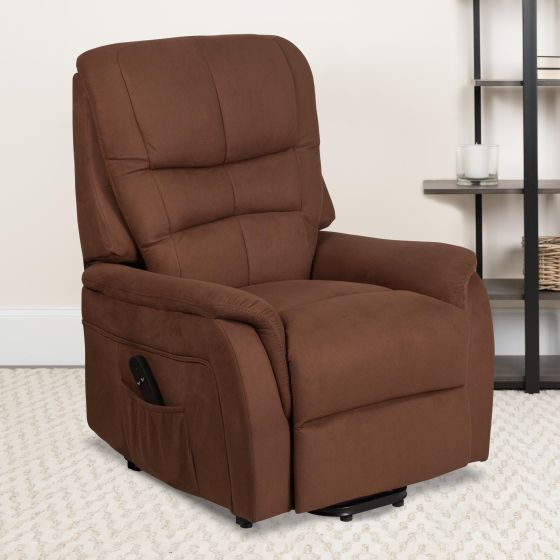 Black MIC Remote Powered Lift Recliner for Elderly - Home Medical Lift Chair