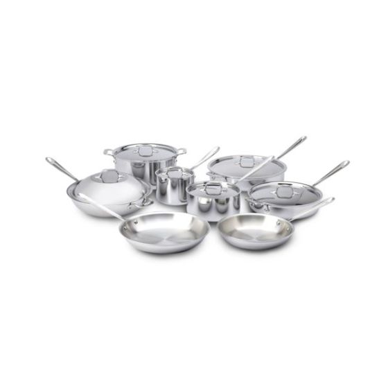 D3 Stainless Steel 14-Piece Cookware Set