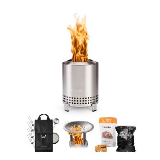 Mesa Tabletop Fire Pit Roasty N Toasty Bundle SS