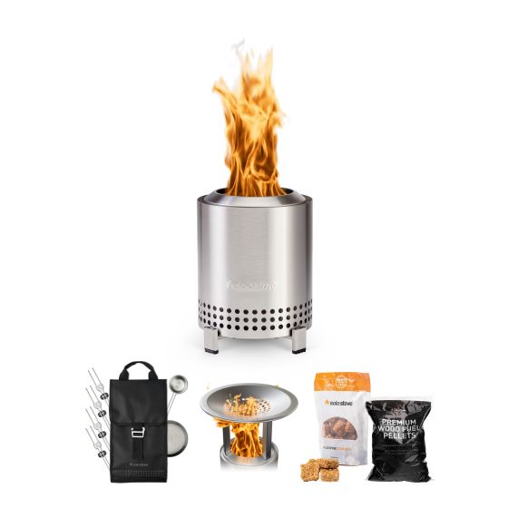 Mesa Tabletop Fire Pit Roasty N Toasty Bundle SS