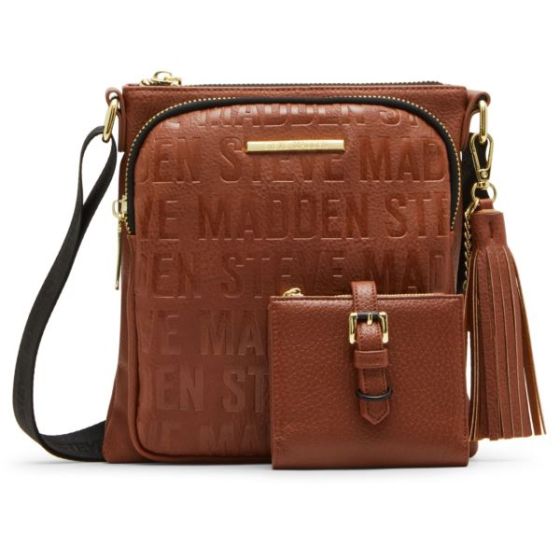 BGLAMJEM Crossbody & Wallet Bundle - Cognac