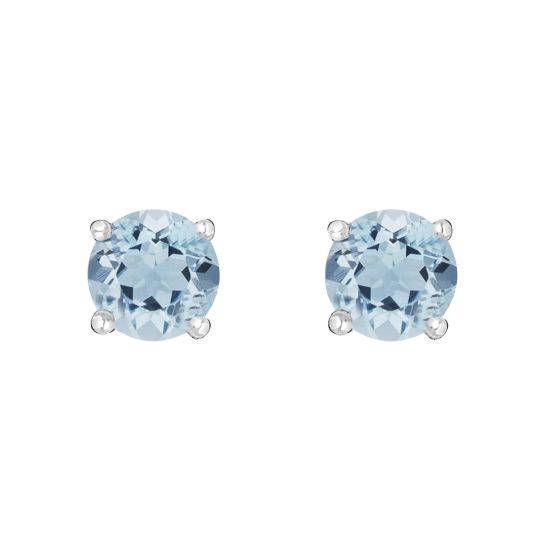 LALI Jewels 14K White Gold Aquamarine Earring