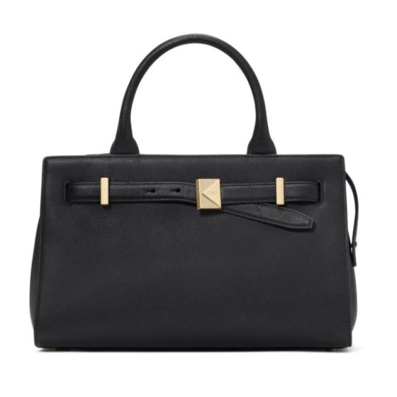 Deco Medium Satchel - Black