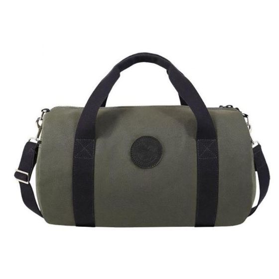 Zippered Round Duffel-Olive Drab