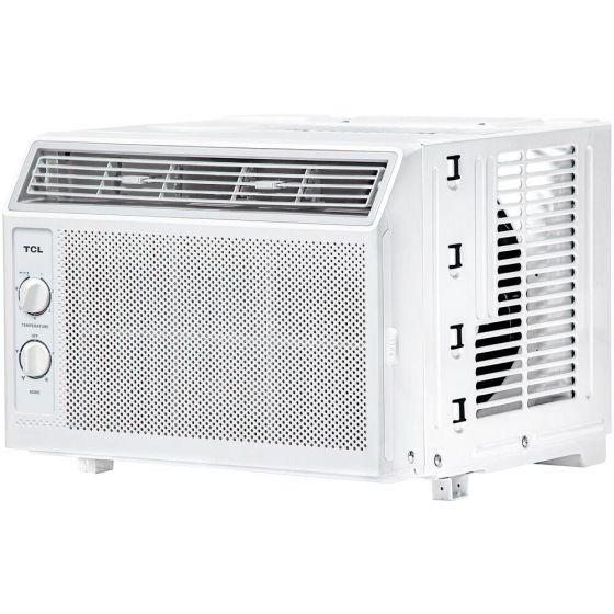 TCL 5,000 BTU Window Air Conditioner, 150 Sq. Ft., Easy-to-Use, Reusable Filter, Compact Design (H5W