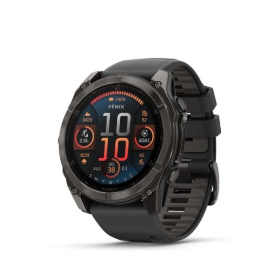 fenix 8 Premium Multisport Smartwatch 51mm AMOLED Black/Pebble Gray