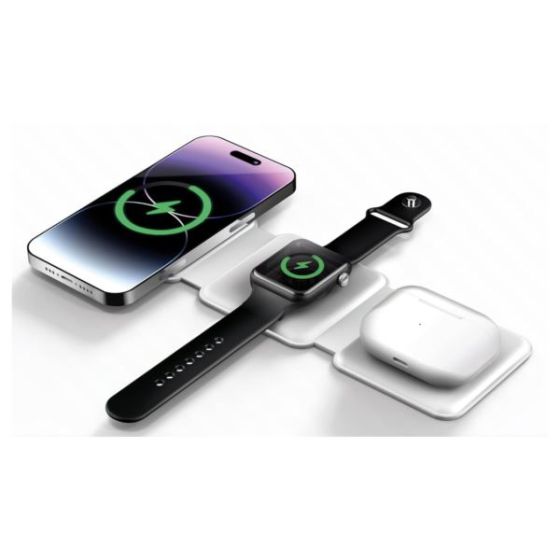 Chargeworx - TRIPLE WIRELESS CHARGING PAD