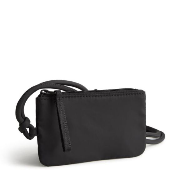 Zip Card Pouch Lanyard-Moonless Night-Lightweight Nylon