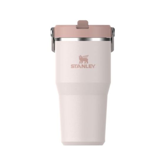 The IceFlow Flip Straw Tumbler 20oz - Rose Quartz