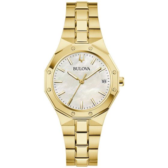 Ladies' Prestige Stainless Steel Bracelet watch, White dial