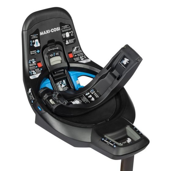 Peri 180 Rotating Infant Car Seat Base Black