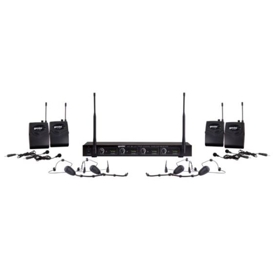 UHF Wireless Quad Headset System