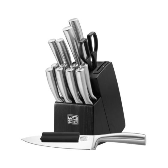 Malden 16pc Stainless Steel Knife Block Set
