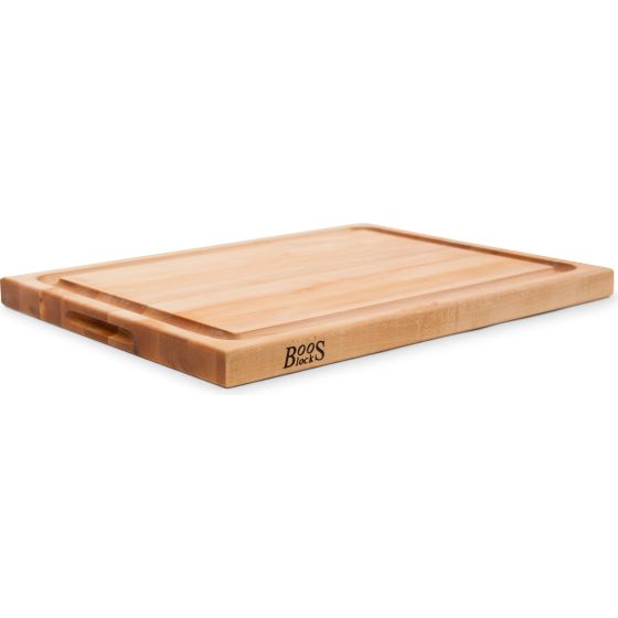 Maple Reversible Cutting Board with Groove, 24'' x 18'' x 1.5''