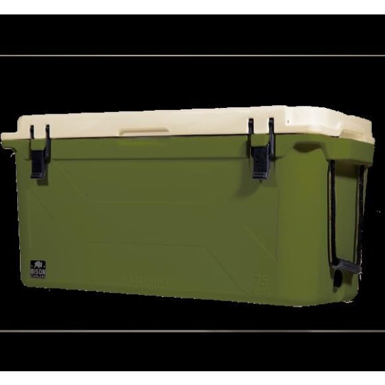 Green/Sand 75 QT Bison Cooler