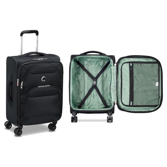 Skymax 2.0 Softside Exp. Spinner Carry-On - Black