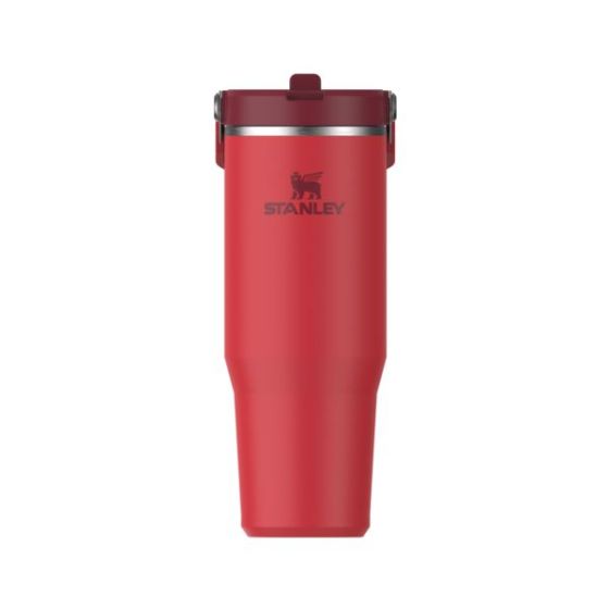 The IceFlow Flip Straw Tumbler 30oz - Chili Red