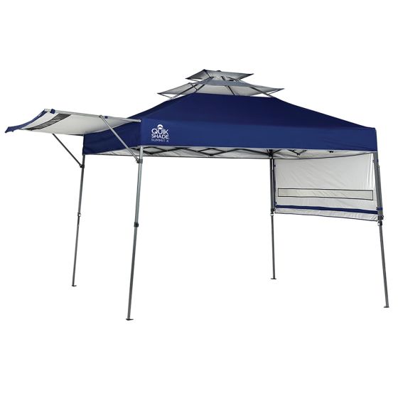 Summit X Pop-Up Canopy Tent with Awning Size 10x10