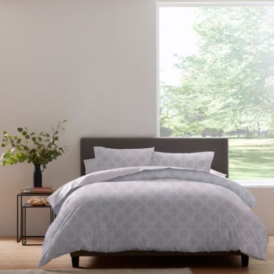 Palais Duvet Set - Full/Queen Light Gray