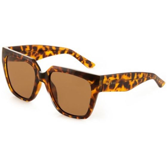 Womens Brooklyn Sunglasses Gloss Tort/Brown Polarized