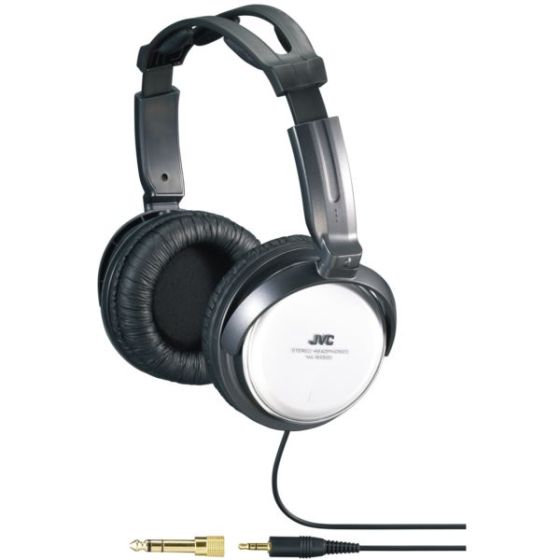 Full-Size Over Ear Wired Headphones Black/White