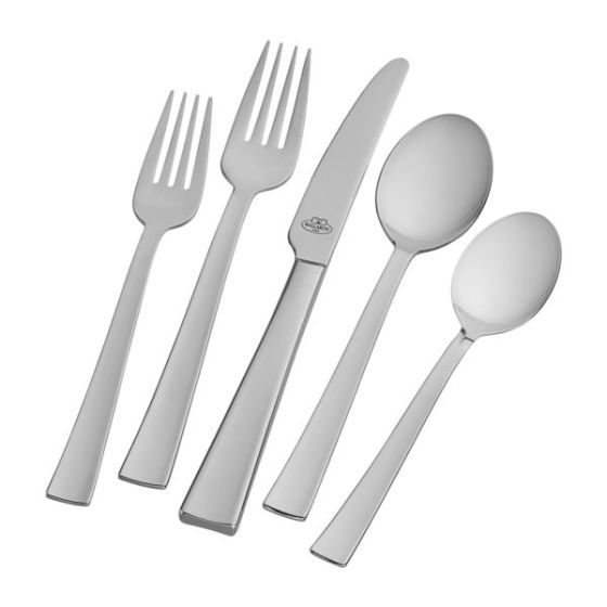 Andria 20pc 18/10 Stainless Steel Flatware Set