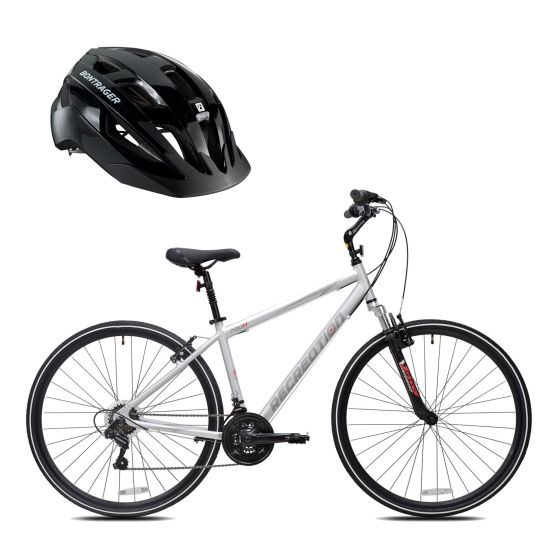 Journey Men's Recreation Bike plus Solstice Adult Bike Helmet Package