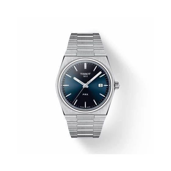 Men's Gentleman Gray Titanium Watch Blue Dial