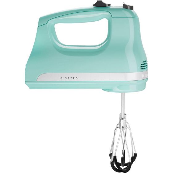 6-Speed Hand Mixer with Flex Edge Beaters in Ice