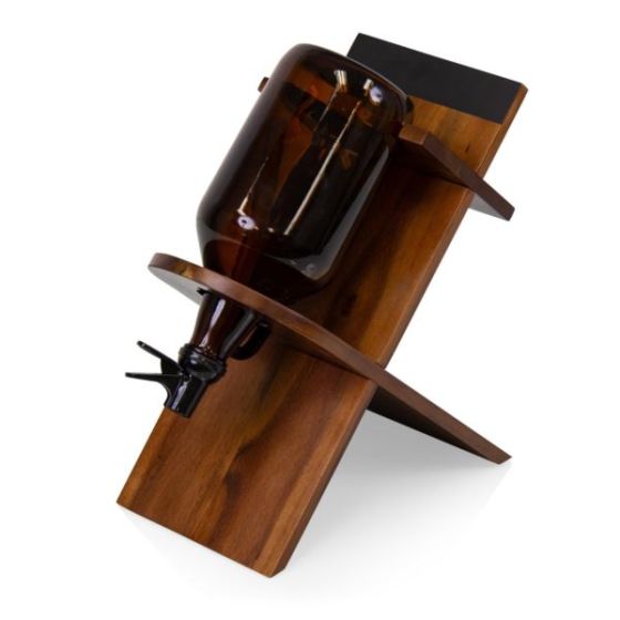Growler Stand - Acacia Wood