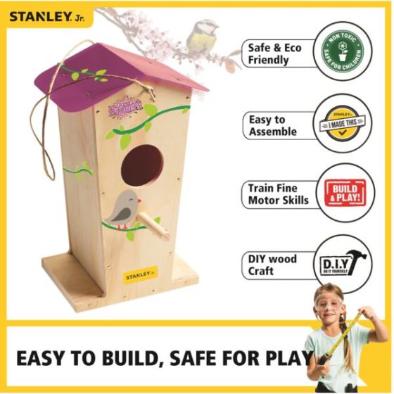 Stanley Jr. Tall Birdhouse DIY Kit